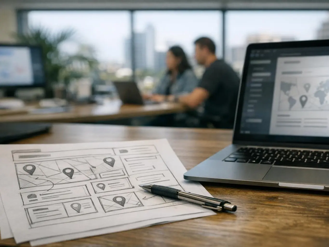 Rockhampton CBD commercial district with law firm office buildings and street signage