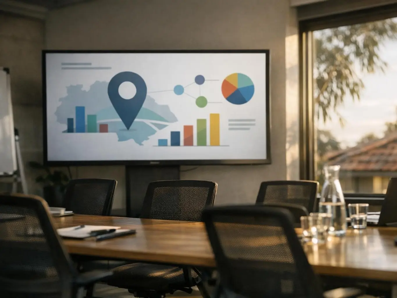 Bunbury CBD waterfront with Leschenault Inlet showing professional law office buildings