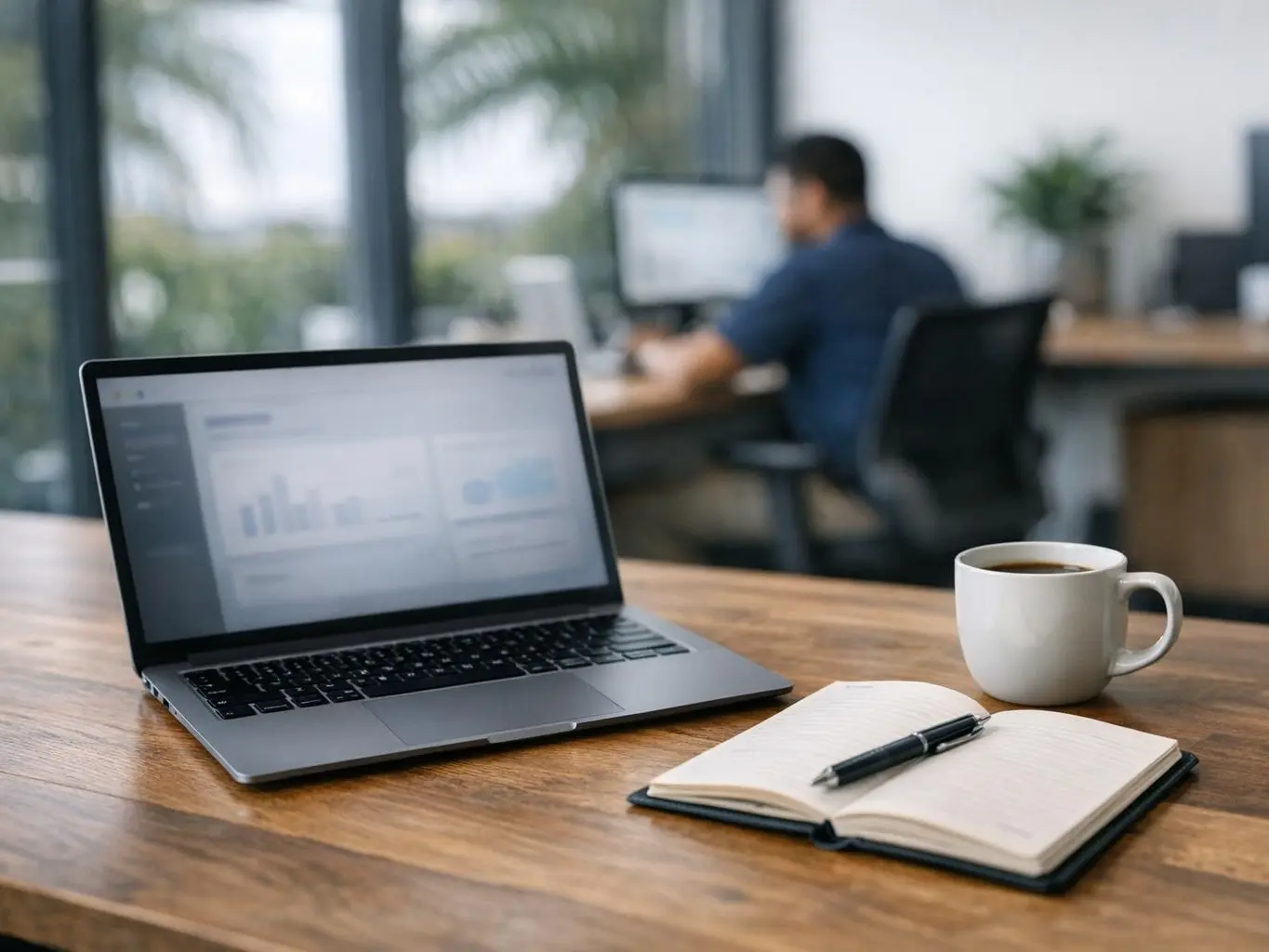 Law firm SEO strategy meeting with Bunbury lawyer reviewing Google search rankings