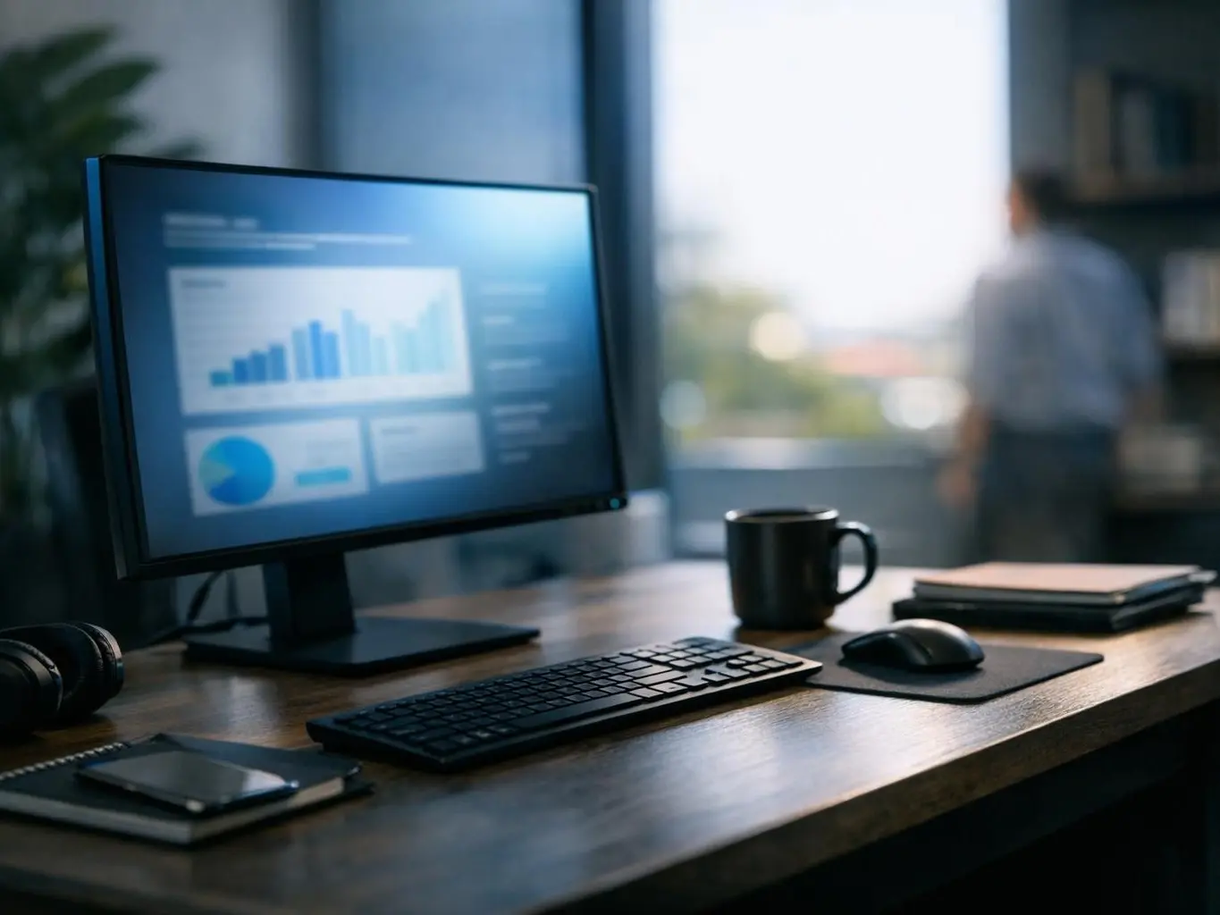 Shoalhaven River landscape with overlay of law firm SEO ranking chart