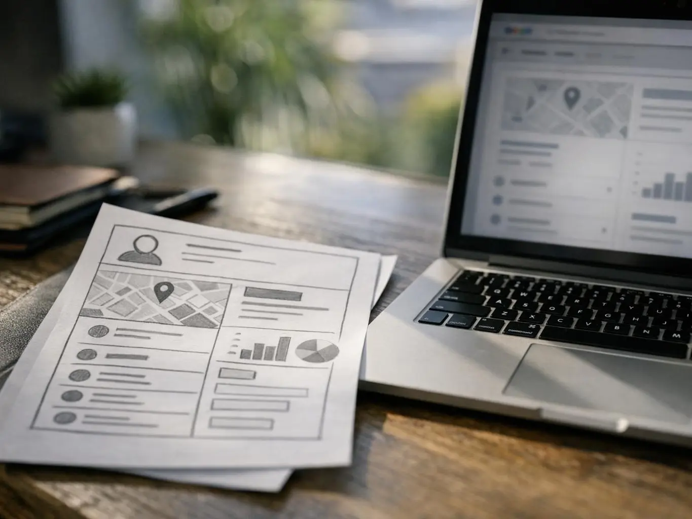 Law firm website redesign mockup showing mobile-optimized landing page for Townsville defence sector clients